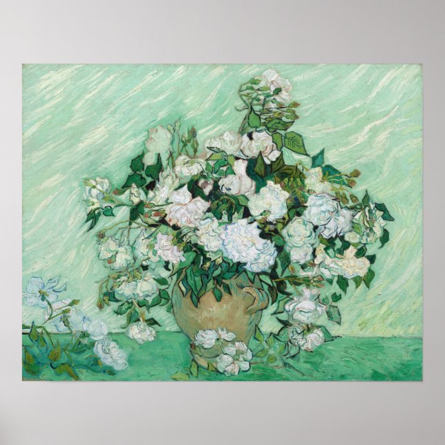 Vincent van Gogh - Roses Poster (Front)