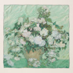 Vincent van Gogh - Roses Scarf<br><div class="desc">Roses / Still Life: Vase with Pink Roses - Vincent van Gogh,  Oil on Canvas,  1890</div>