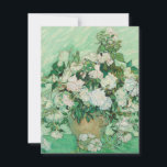Vincent Van Gogh - Roses Thank You Card<br><div class="desc">Vincent Van Gogh - Roses</div>