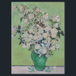 Vincent van Gogh - Roses Tissue Paper<br><div class="desc">Roses / A Vase of Roses / Still Life: Pink Roses in a Vase - Vincent van Gogh,  Oil on Canvas,  1890</div>