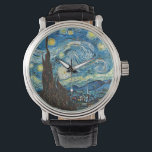 Vincent Van Gogh’s Starry Night Watch<br><div class="desc">Starry Night is a painting by the Dutch post-impressionist artist Vincent van Gogh. Painted in June 1889, it depicts the view outside of his sanitorium room window at Saint-Rémy-de-Provence (located in southern France) at night, although it was painted from memory during the day. The painting is among Van Gogh's most...</div>