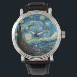 Vincent Van Gogh’s Starry Night Watch<br><div class="desc">Starry Night is a painting by the Dutch post-impressionist artist Vincent van Gogh. Painted in June 1889, it depicts the view outside of his sanitorium room window at Saint-Rémy-de-Provence (located in southern France) at night, although it was painted from memory during the day. The painting is among Van Gogh's most...</div>