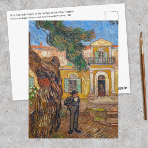 Vincent Van Gogh - Saint-Paul Asylum in Saint-Remy Postcard