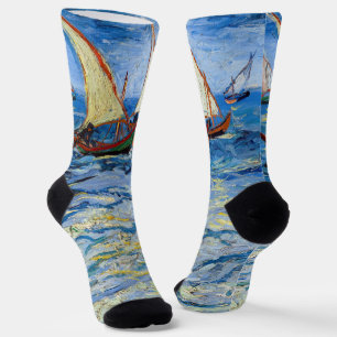 Vincent van Gogh - Seascape at Saintes-Maries Socks