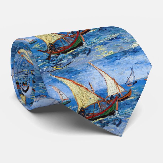 Vincent van Gogh - Seascape at Saintes-Maries Tie (Rolled)