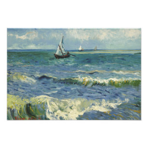 Vincent van Gogh - Seascape near Les Saintes Photo Print