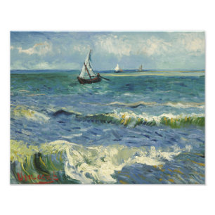 Vincent van Gogh - Seascape near Les Saintes Photo Print