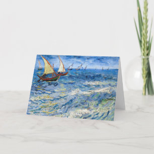 Vincent van Gogh - Seascape near Saintes-Maries Card