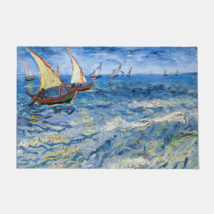 Vincent van Gogh - Seascape near Saintes-Maries Doormat