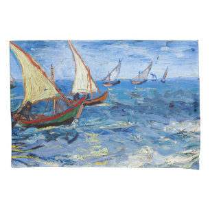 Vincent van Gogh - Seascape near Saintes-Maries Pillowcase