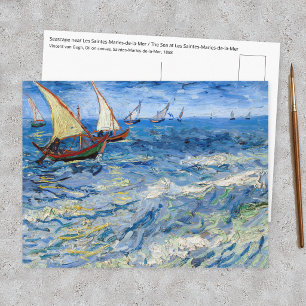 Vincent van Gogh - Seascape near Saintes-Maries Postcard