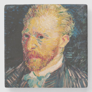 Vincent van Gogh Self Portrait, 1887 Stone Coaster