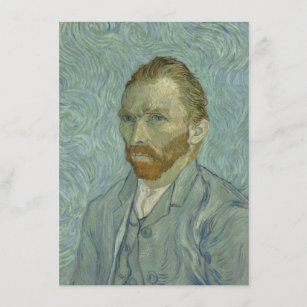 Vincent Van Gogh Self-Portrait 1889 Invitation