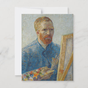 Vincent Van Gogh - Self Portrait as a Painter Thank You Card