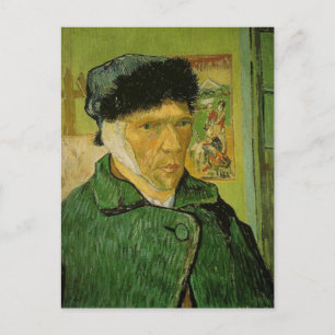 Vincent Van Gogh Self Portrait Bandaged Ear Postcard