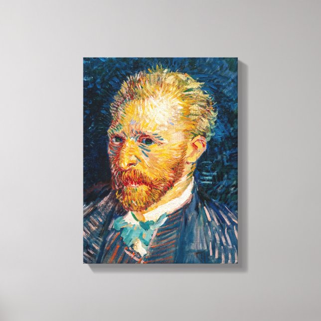 Vincent Van Gogh - Self-Portrait Canvas Print (Front)