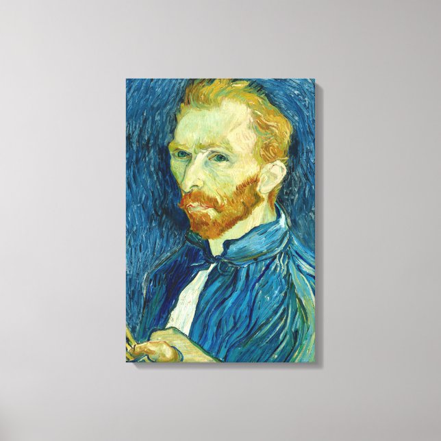 Vincent van Gogh Self-Portrait Canvas Print (Front)