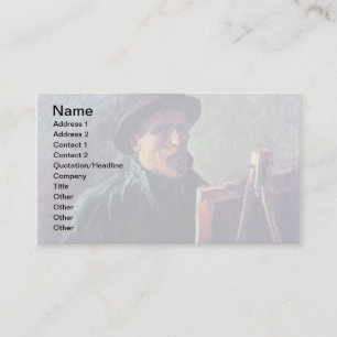 Vincent Van Gogh - Self Portrait Dark Felt Hat Business Card
