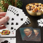 Vincent Van Gogh Self Portrait Family Poker Game Playing Cards<br><div class="desc">Custom, art lovers family Bicycle poker playing cards game deck, featuring an intricate detailed colourful self-portrait vintage oil painting on artist's board, by Vincent van Gogh. A unique, fun Bicycle playing cards, that have been a staple at game tables since 1885. Makes a great gift, for birthday, fathers day, mothers...</div>