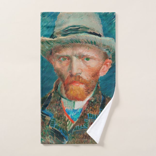 Vincent Van Gogh Self Portrait Hand Towel (Hand Towel)