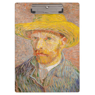 Vincent Van Gogh Self Portrait impressionist paint Clipboard