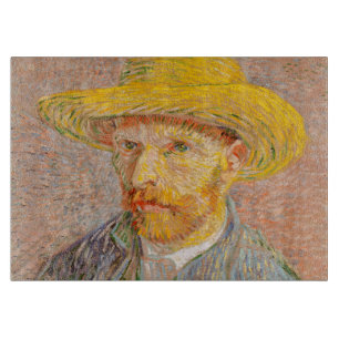 Vincent Van Gogh Self Portrait impressionist paint Cutting Board