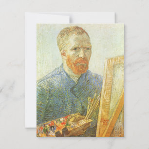 Vincent van Gogh - Self Portrait in Front of Easel