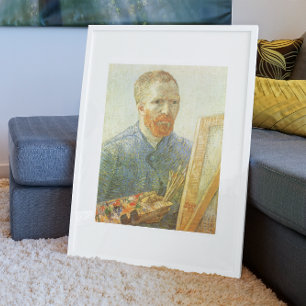 Vincent van Gogh - Self Portrait in Front of Easel Poster