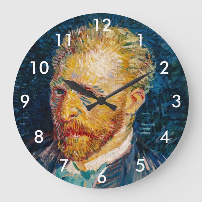 Vincent Van Gogh — Self-Portrait Large Clock (Front)