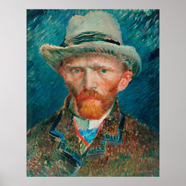 Vincent Van Gogh Self Portrait Poster (Front)