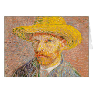 Vincent Van Gogh Self Portrait Straw Hat