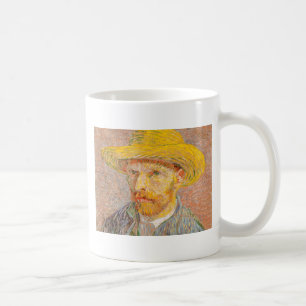 Vincent Van Gogh Self Portrait Straw Hat Coffee Mug