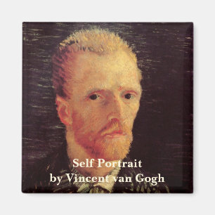 Vincent van Gogh Self Portrait, Vintage Fine Art Magnet
