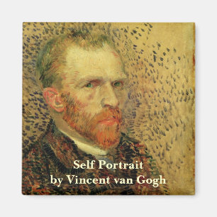 Vincent van Gogh Self Portrait, Vintage Fine Art Magnet