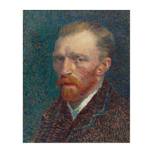 Vincent Van Gogh Self Portrait Vintage Painting Acrylic Print