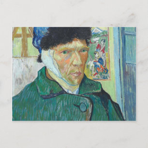 Vincent Van Gogh Self Portrait with Bandaged Ear Postcard