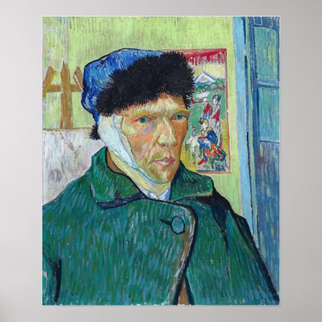 Vincent van Gogh - Self-portrait with bandaged ear Poster (Front)