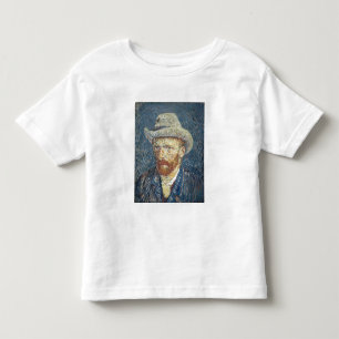 Vincent van Gogh   Self Portrait with Felt Hat Toddler T-Shirt
