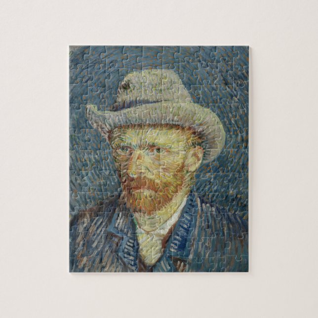 Vincent van Gogh Self Portrait with Grey Felt Hat Jigsaw Puzzle (Vertical)