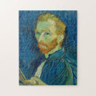 Vincent Van Gogh Self Portrait with Palette Art