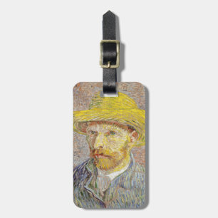 Vincent van Gogh - Self-portrait with Straw Hat Luggage Tag