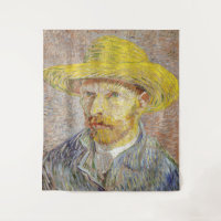 Vincent van Gogh - Self-portrait with Straw Hat