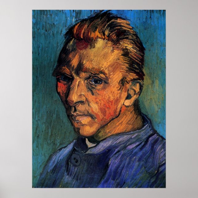 Vincent van Gogh Self Portrait without Beard Poster (Front)