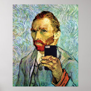 Vincent Van Gogh Selfie Portrait Poster