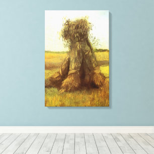 Vincent van Gogh - Sheaves of Wheat Canvas Print