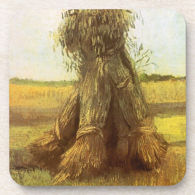 Vincent van Gogh - Sheaves of Wheat Coaster (Front)