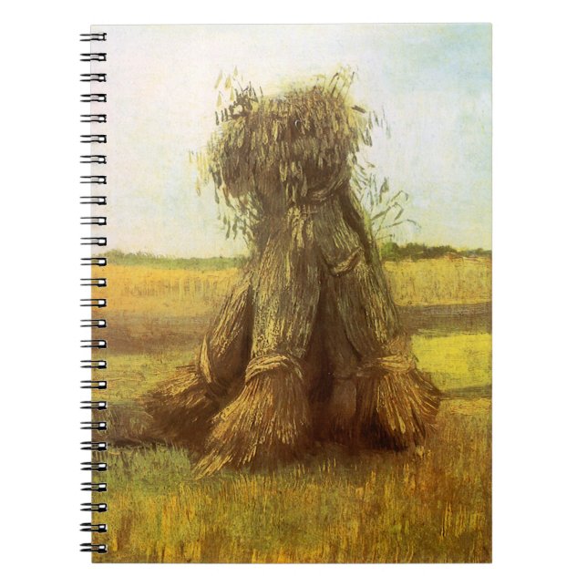 Vincent van Gogh - Sheaves of Wheat Notebook (Front)