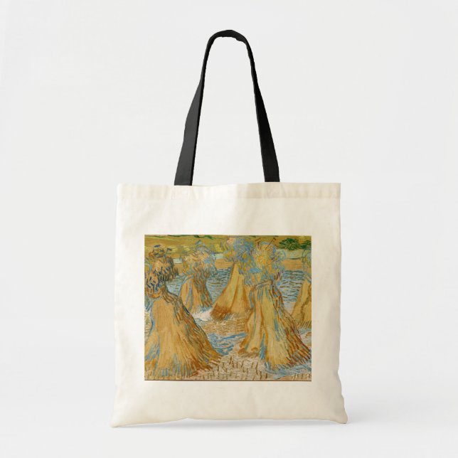 Vincent van Gogh - Sheaves of Wheat Tote Bag (Front)
