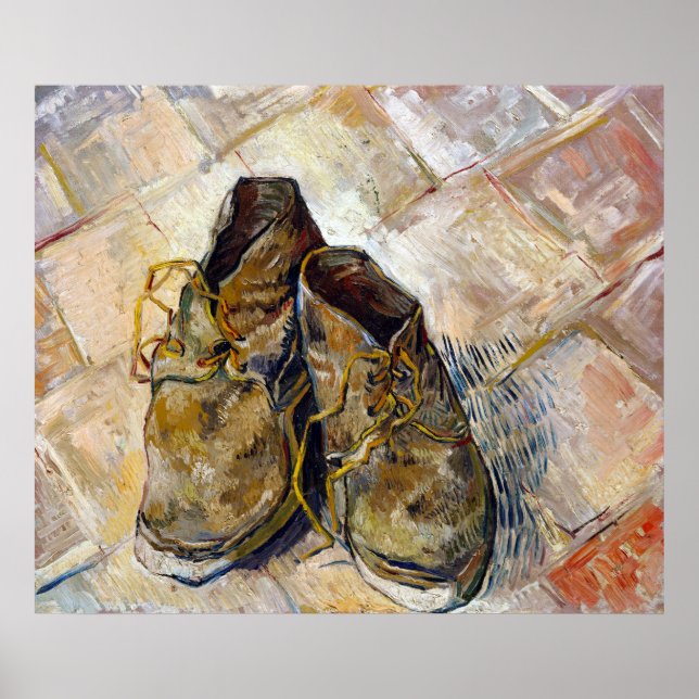 Vincent van Gogh Shoes Poster (Front)