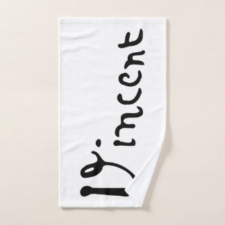 Vincent Van Gogh Signature Hand Towel